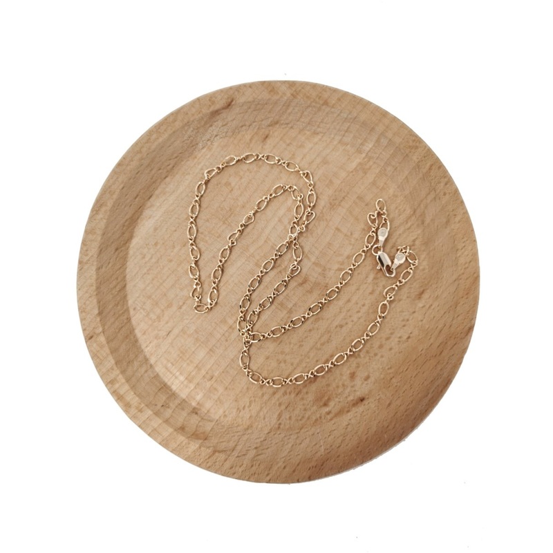 18K Gold Filled Figure 8 infinity Chain Necklace, 19.6″ Figure 8 Finished Chain For Jewelry Making, 3mm Width Figure Eight Necklace w/ Spring Ring | CN-590  Clearance Pricing