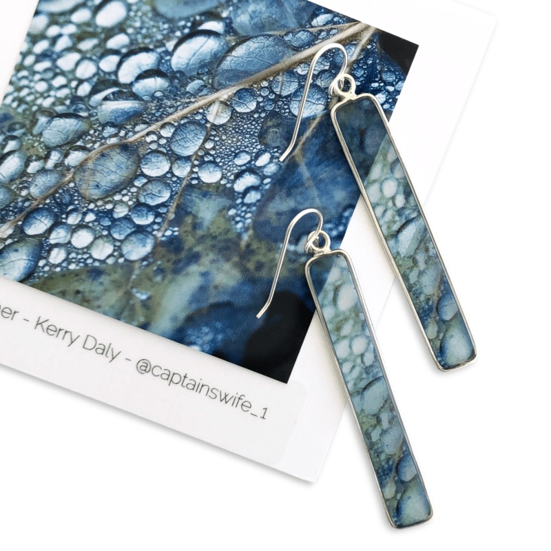 Droplets Long Earrings