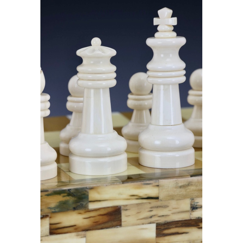 Mammoth Ivory Chess Set
