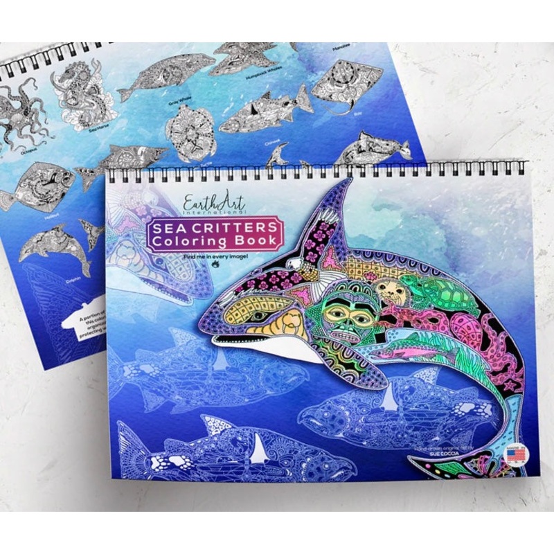 Sea Critters Coloring Book