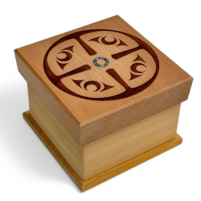 Spindle Bentwood Box