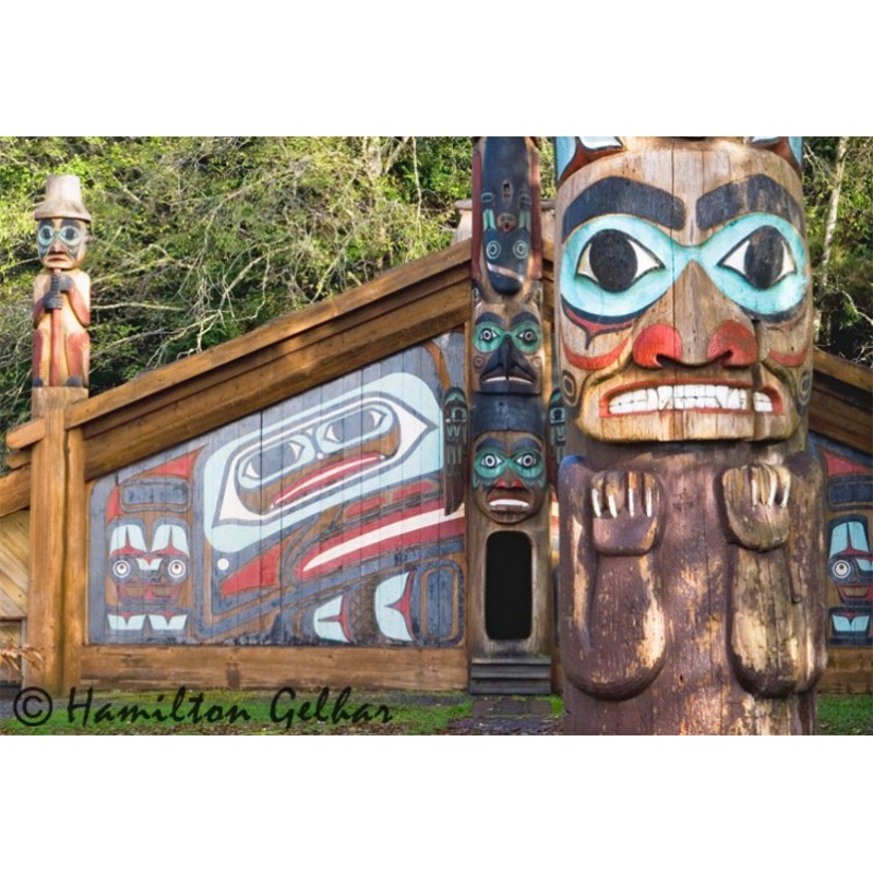 Totem Bight Clan House Metal Print