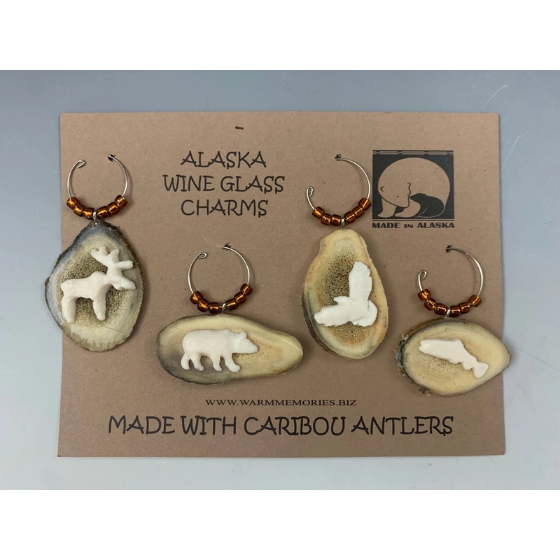 Wine Glass Charms – Amber