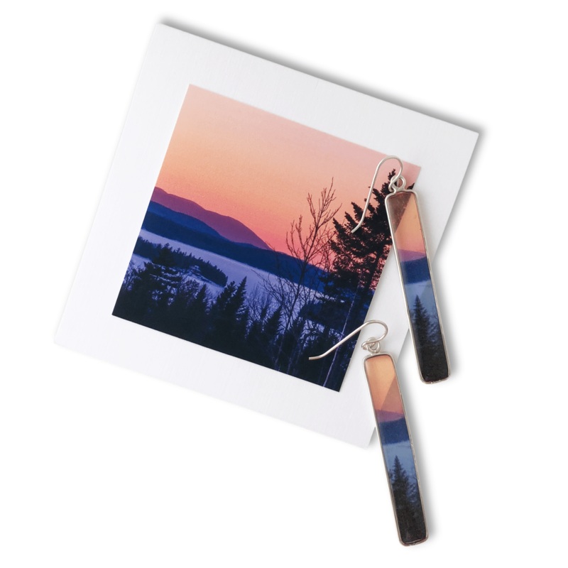 Coast Vista Long Bar Earrings