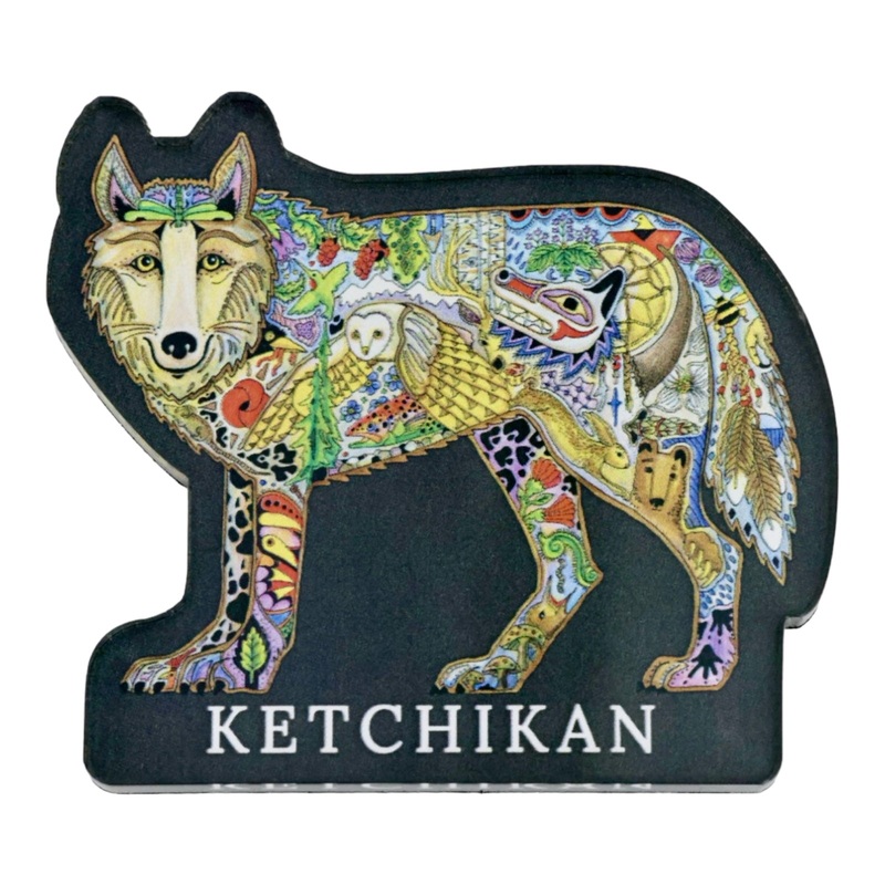 Ketchikan Magnet – Wolf
