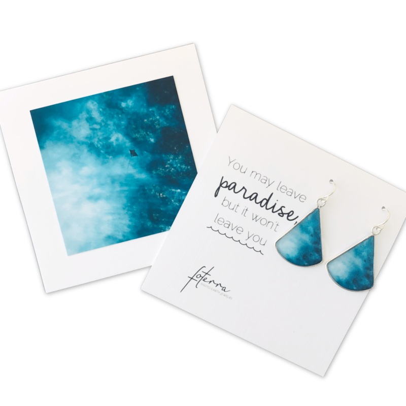 Paradise Reef Small Fan Earrings