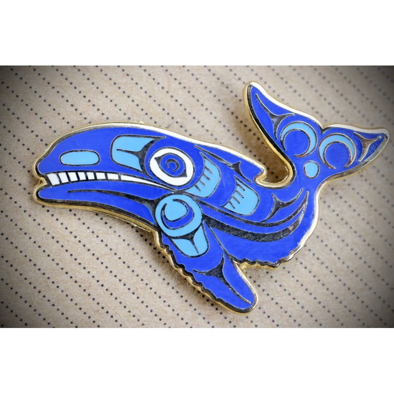 Whale Hat Pin