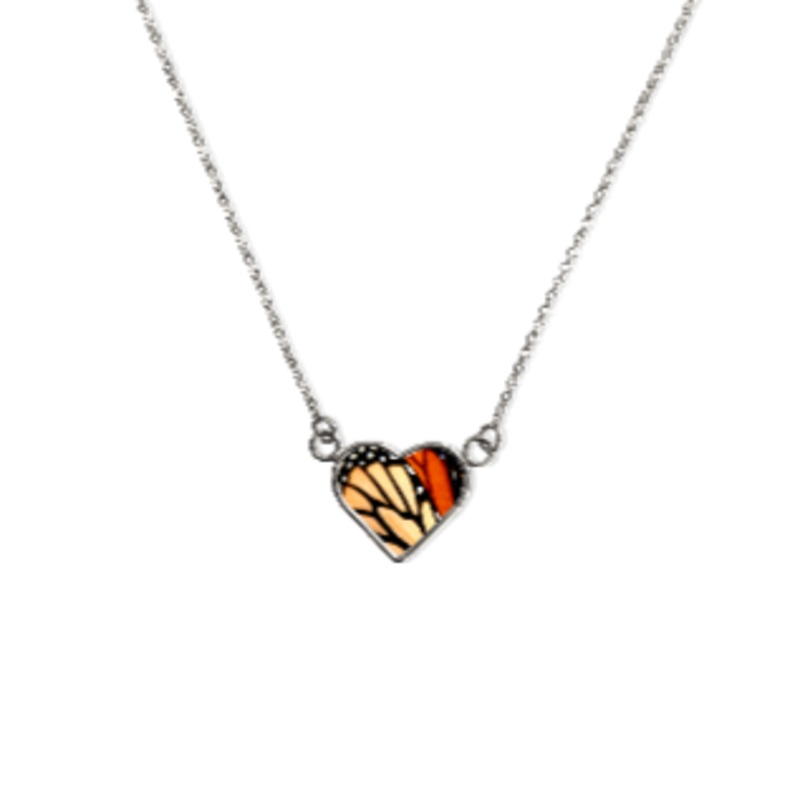 Butterfly Heart Necklace