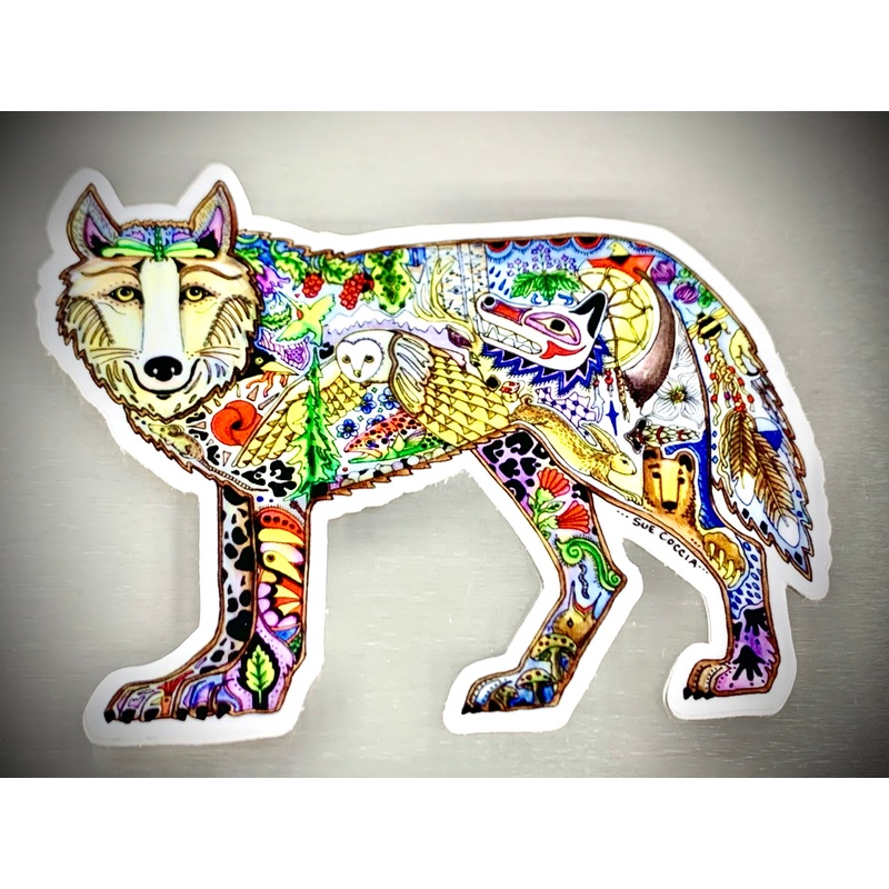 Wolf Sticker