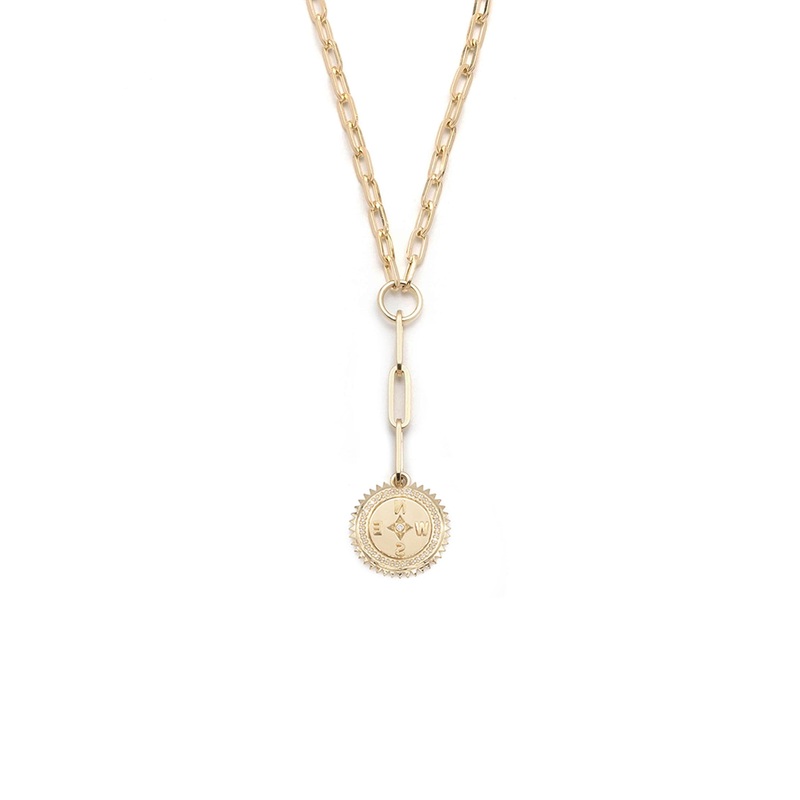Internal Compass : Refined Clip Extension Chain Necklace