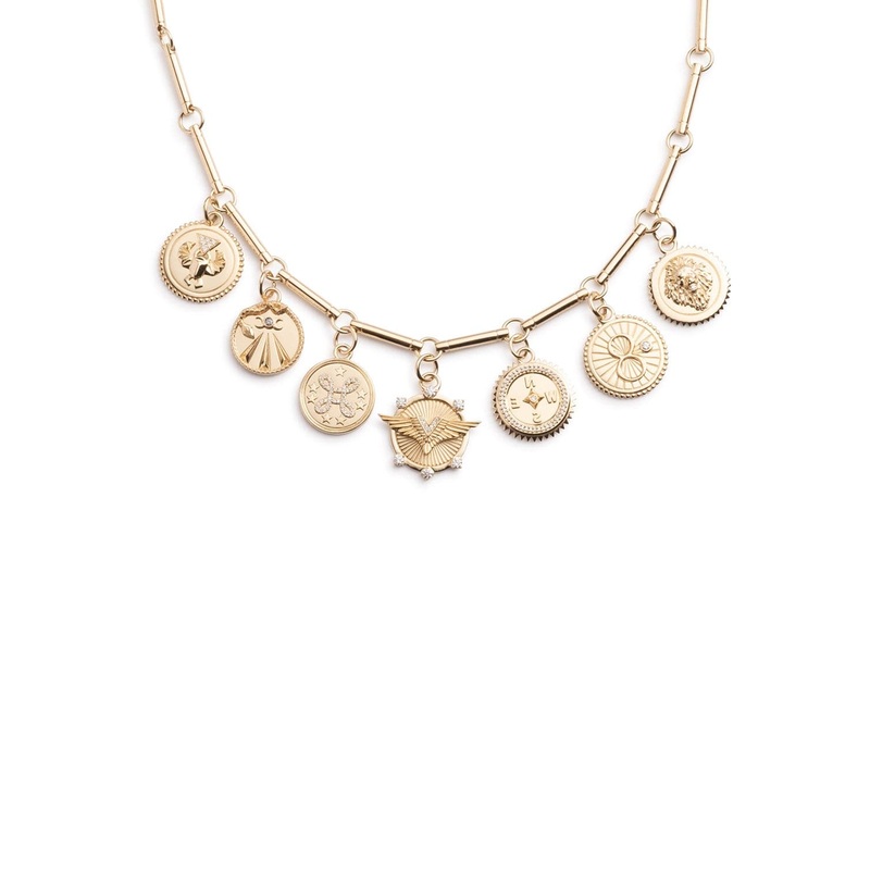 Multi-Tenet Story : Yellow Gold Element Chain Choker