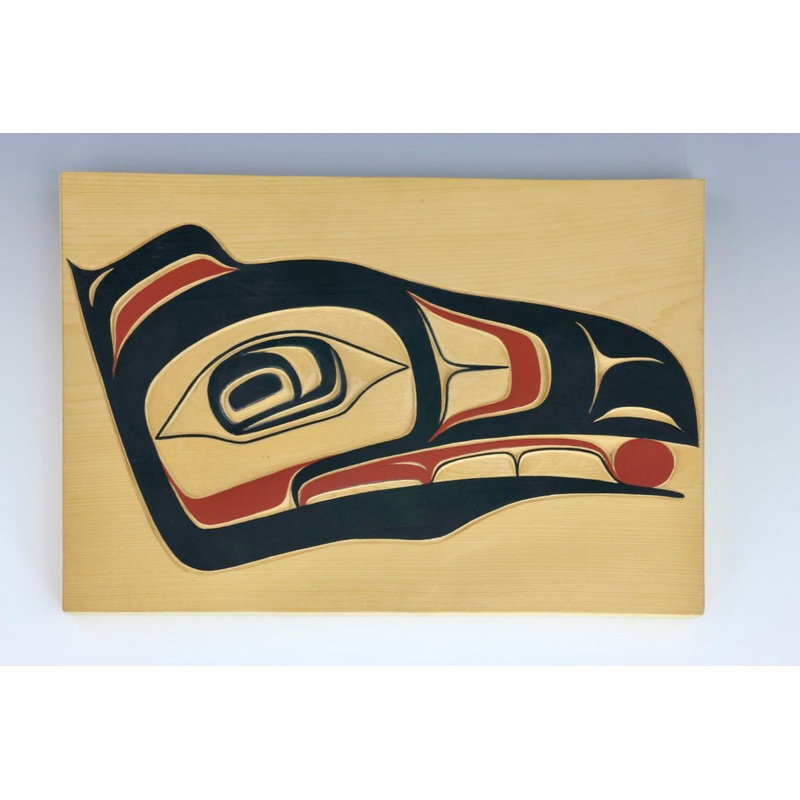Raven Cedar Wall Plaque