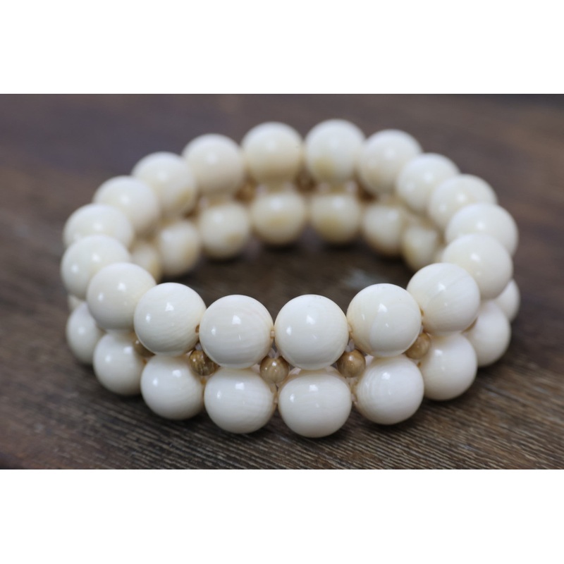 Two Row Ivory Bracelet