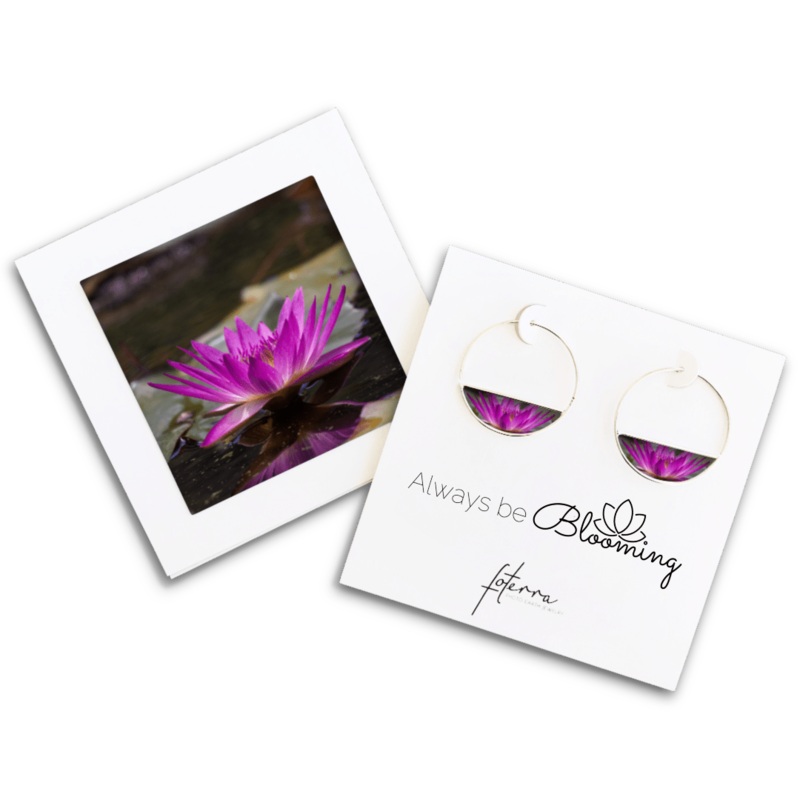 Water Lily Earrings