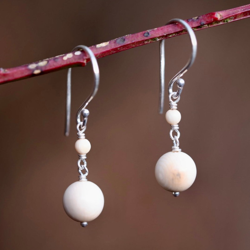 Mammoth Ivory Bead Drop