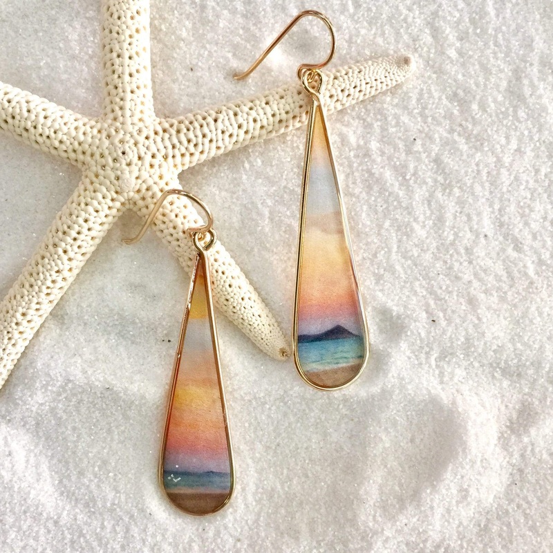 Sunset is my Favorite Color Earrings