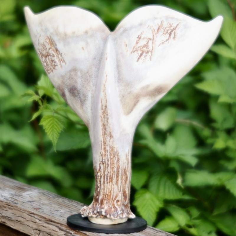 Whale Tail Carving