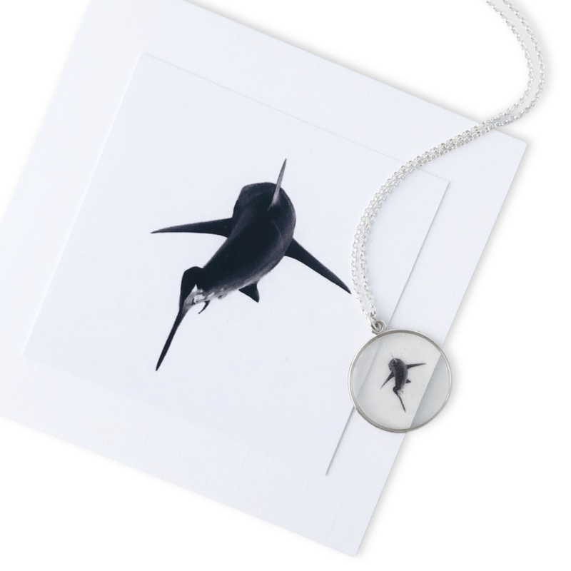 White Shark Round Necklace – Sale