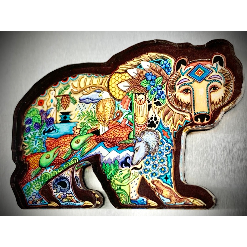 Grizzly Bear Magnet