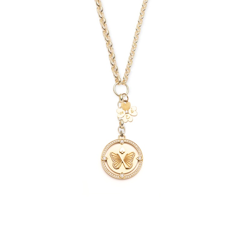 Reverie & Four Heart Clover Story : Heavy Mixed Belcher Extension Chain