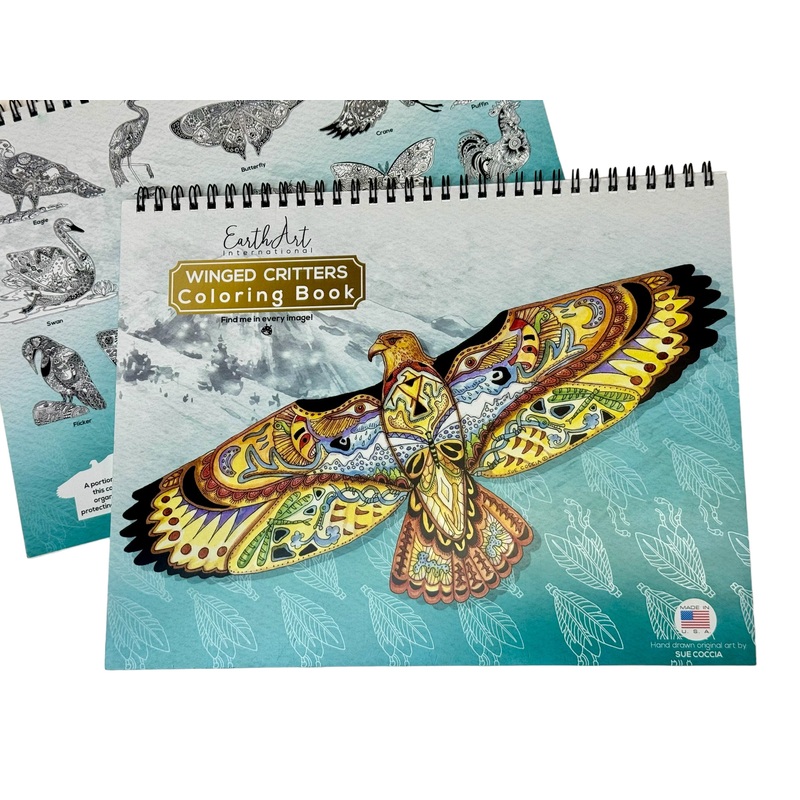 Winged Critters Coloring Book