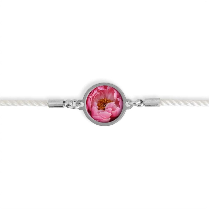 Birth Flower Bracelet – November – Peony