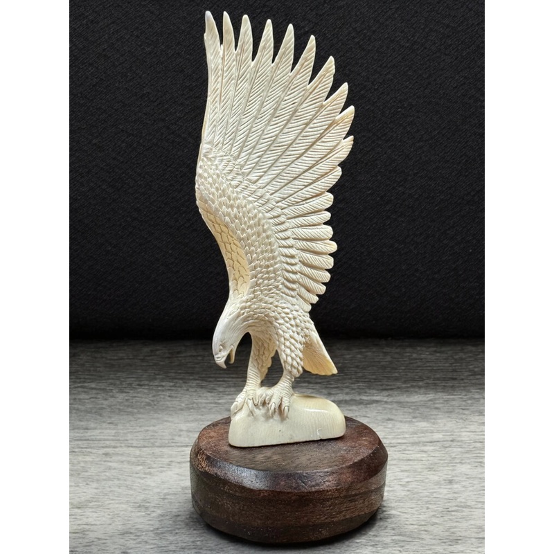 Ivory Eagle Carving