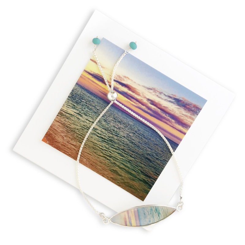 Oh to be Where the Sky Meets the Sea Sherbet Sunset Bracelet