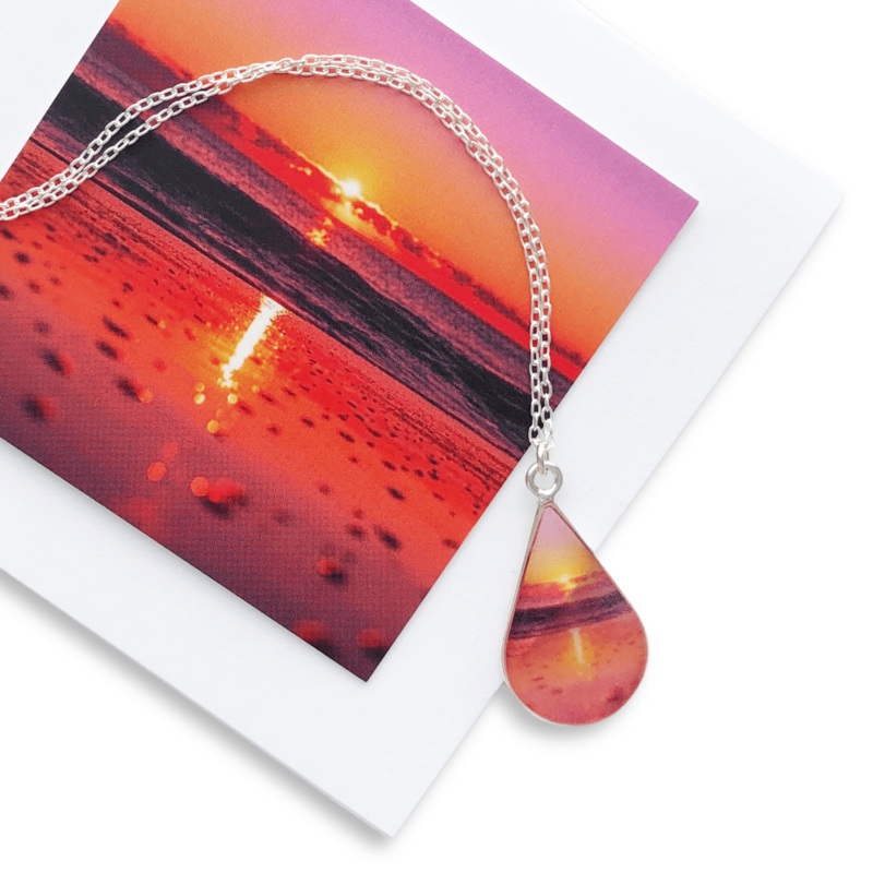 Pink Shoreline Necklace