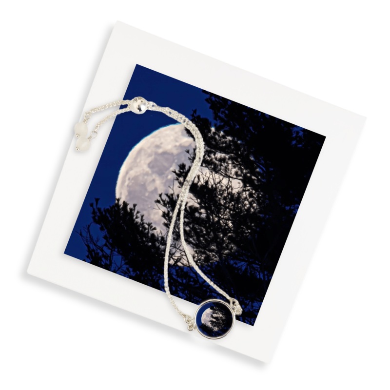 Full Moon Round Chain Bracelet