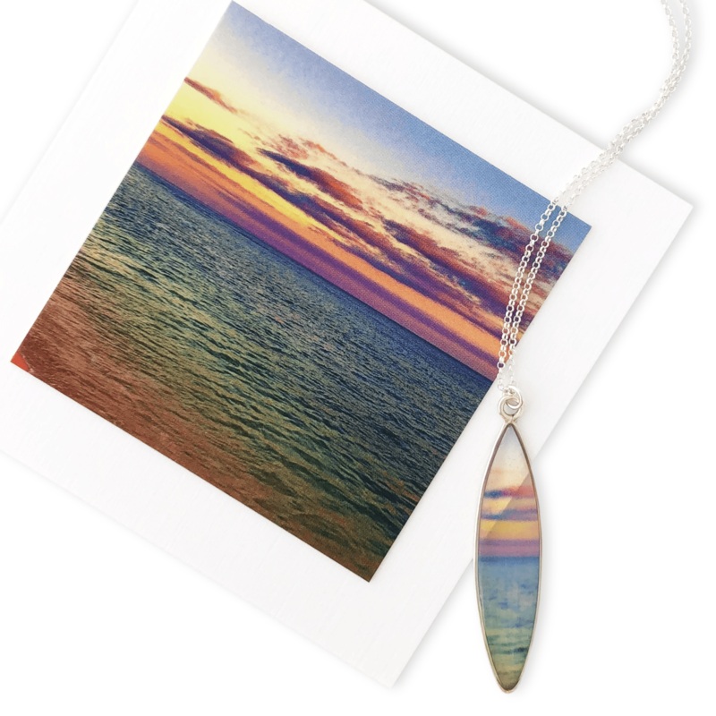 Oh To Be Where The Sky Meets The Sea Necklace