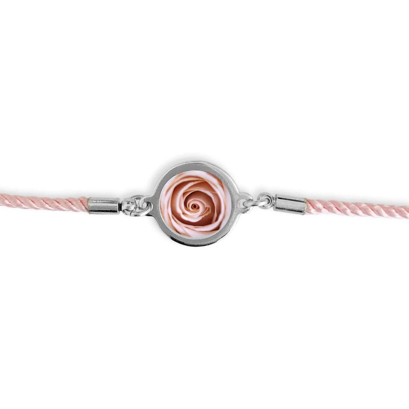 Pink Rose Slide Bracelet