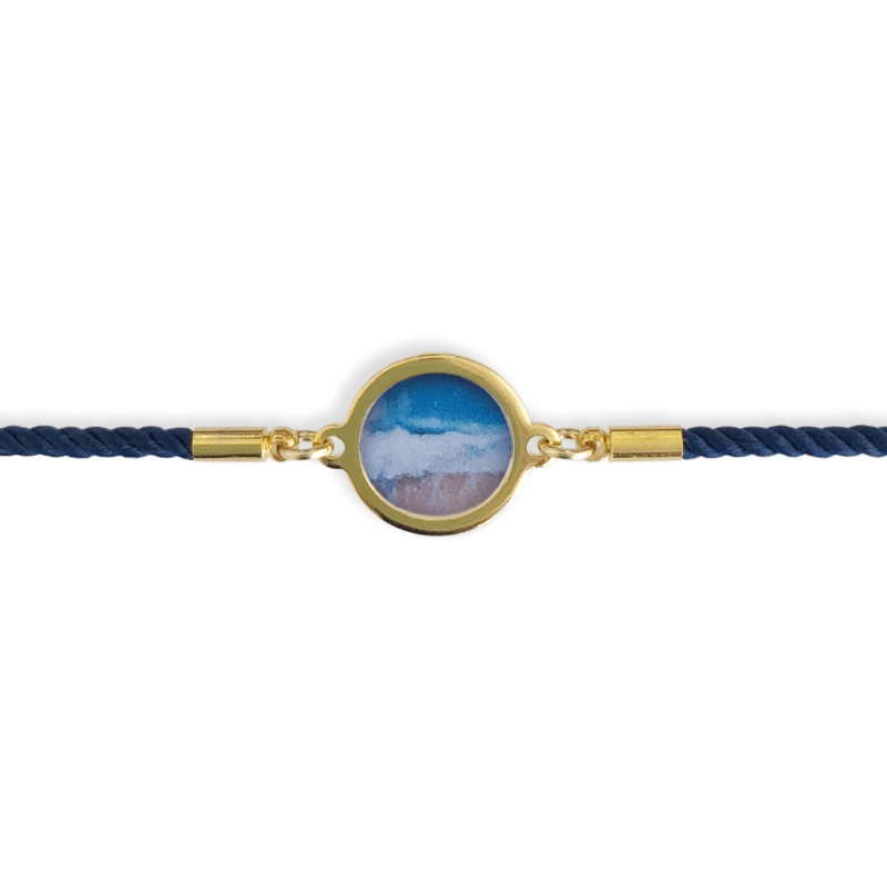Salty Blue Slide Bracelet