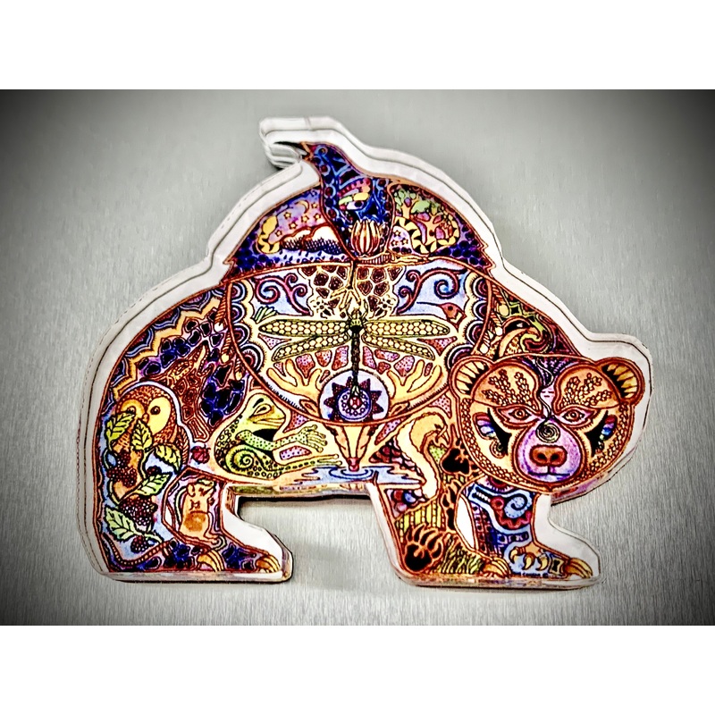 Raven Bear Magnet