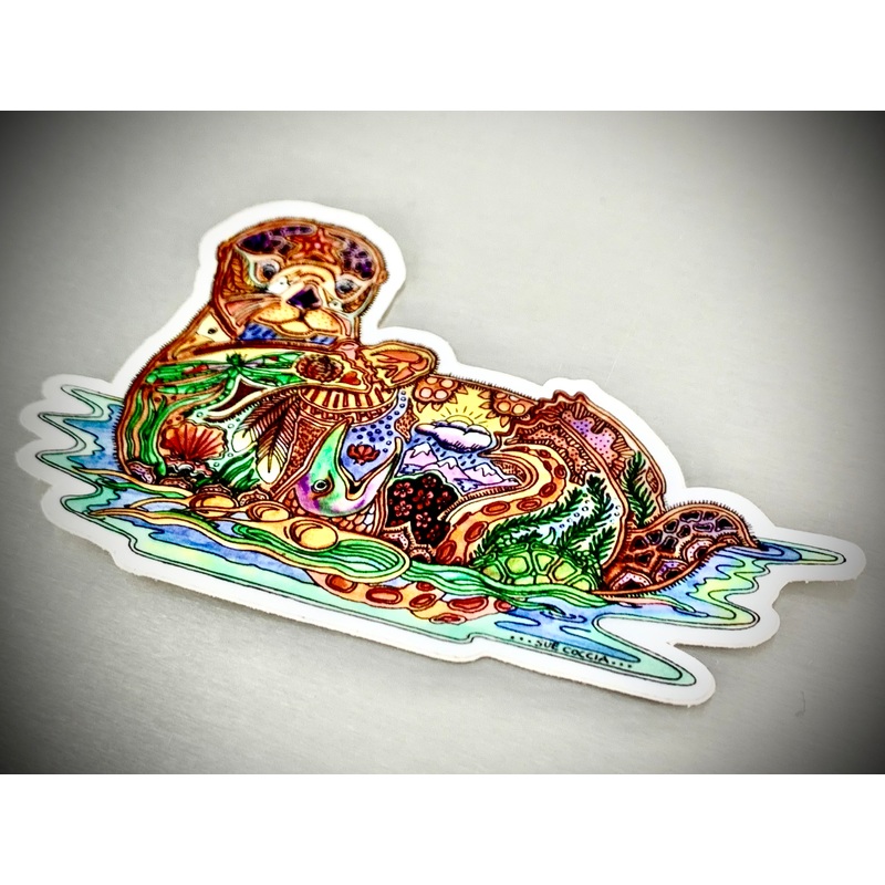 Sea Otter Sticker