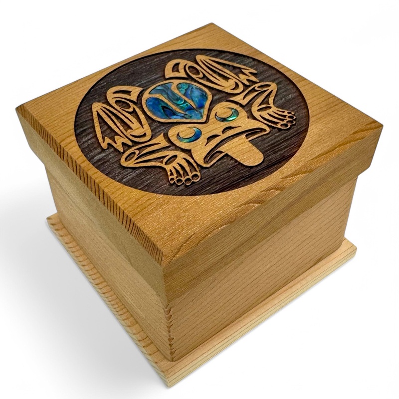 Frog Bentwood Box