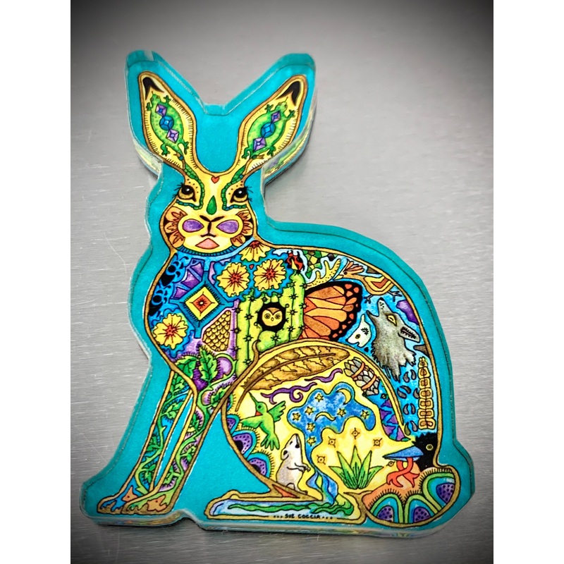 Jack Rabbit Magnet