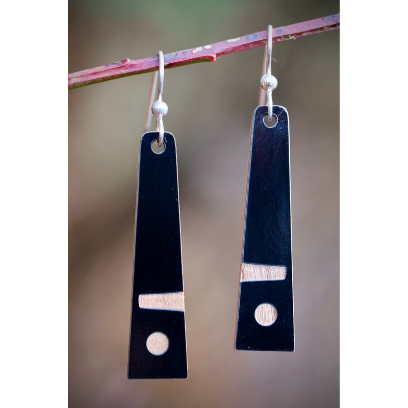 Killer Whale Fin Earrings