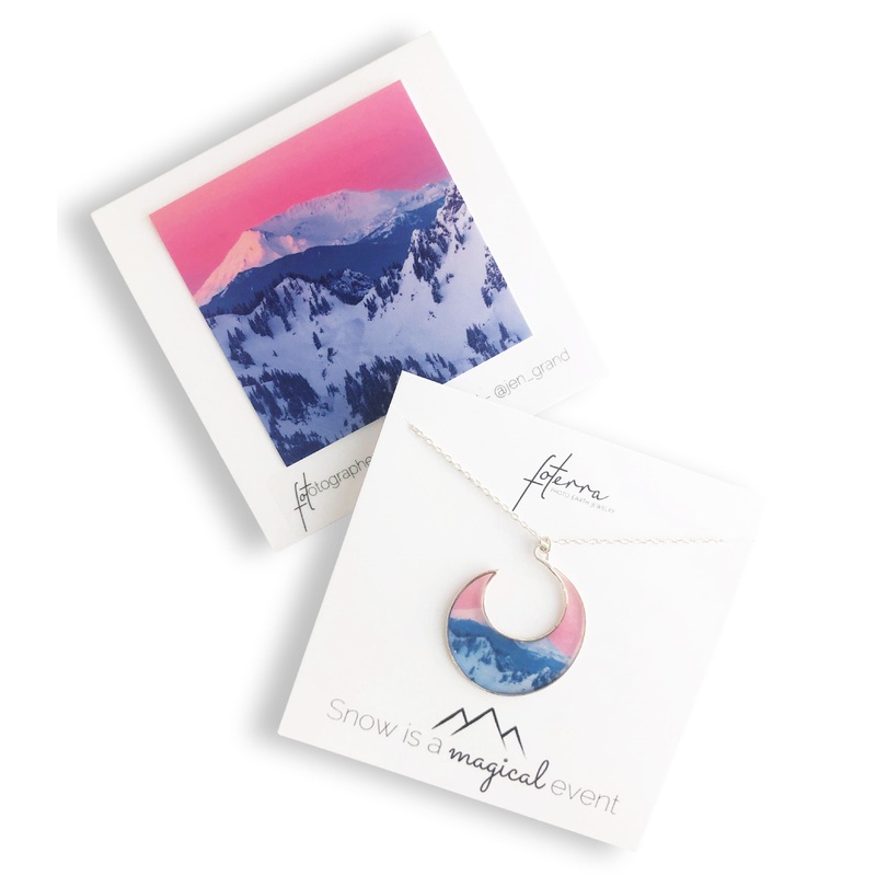 St. Helen’s Snow Wave Necklace