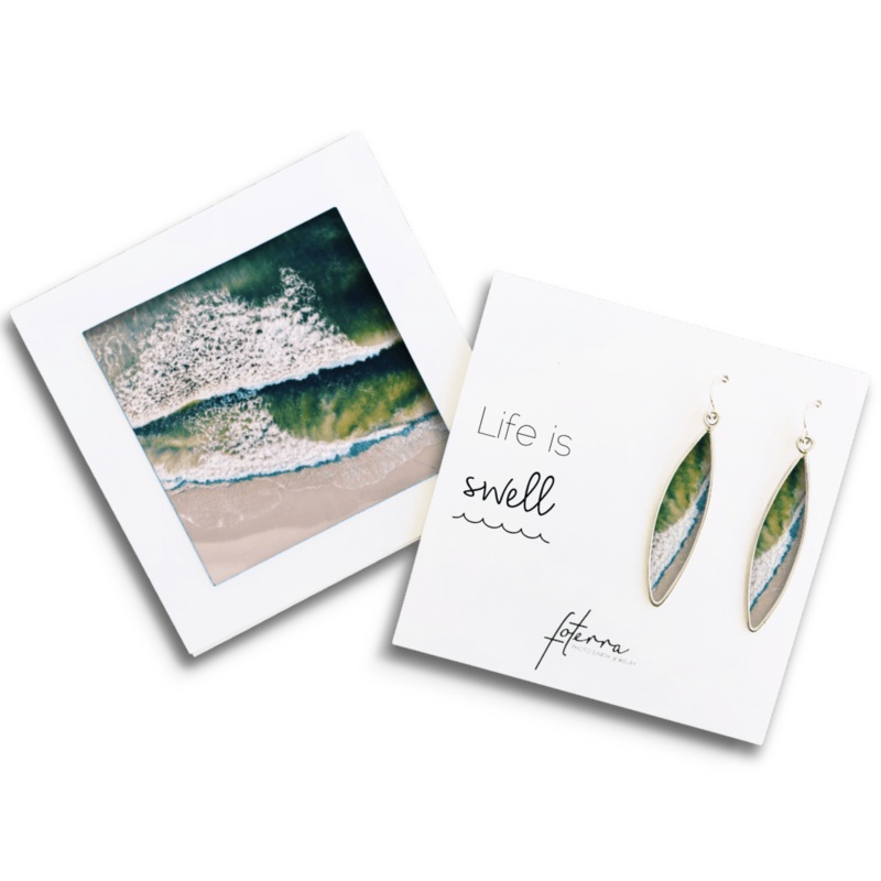 Sea Green Swell Earrings