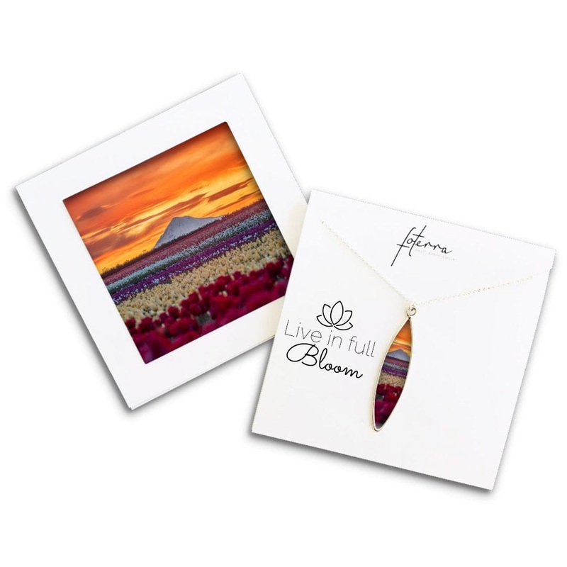 Tulips Under Mt. Hood Necklace