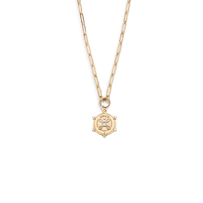 Amate – True Love : Classic FOB Open Clip Chain Necklace