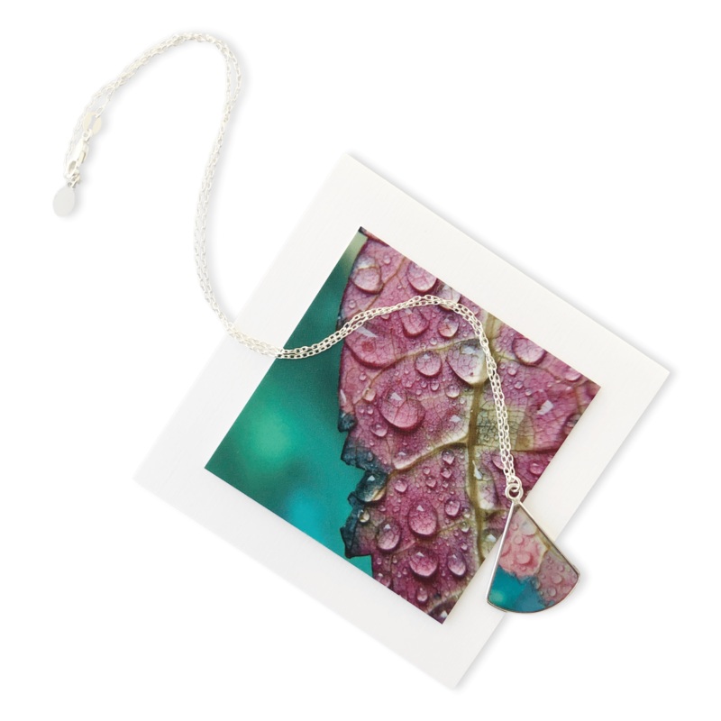 Autumn Droplets Fan Necklace – Sale