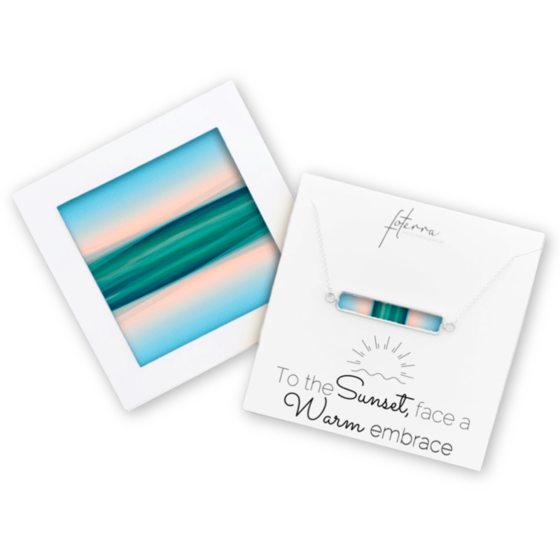 Cool Blue Sea Necklace