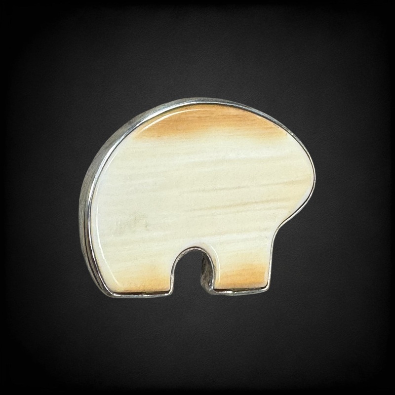 Ivory Bear Pendant/Brooch