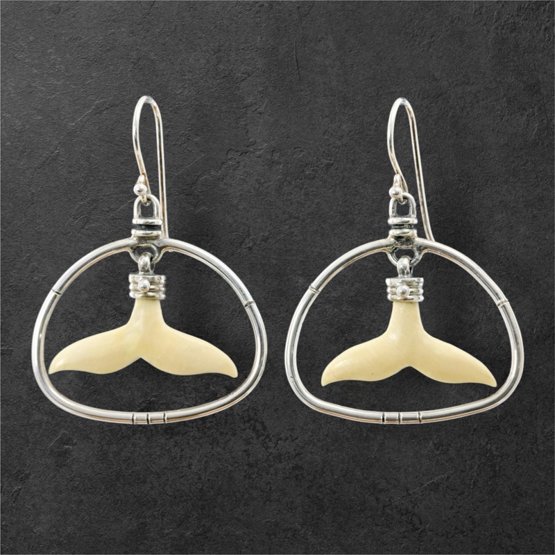 Whale Tail Hoops