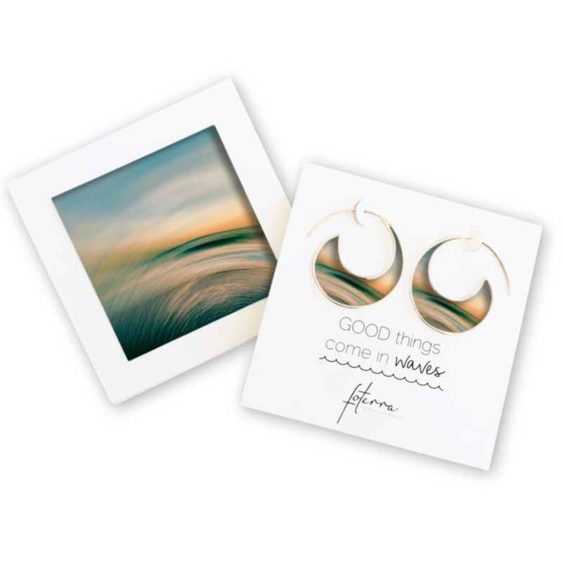 Whirling Water Wave Earrings