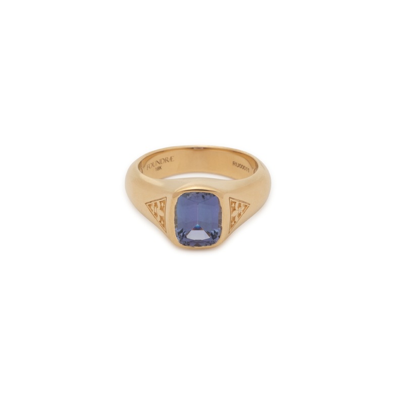 1.79 ct Tanzanite – Internal Compass : One of A Kind Gemstone Ring