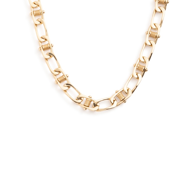 Lovestruck : Pierced Curb Chain Necklace