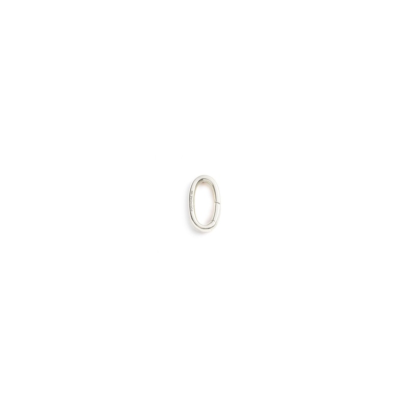 Medium Oval Annex Link White Gold